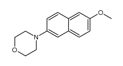 4-(6-methoxynaphthalen-2-yl)morpholine Structure