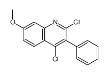 2,4-dichloro-7-methoxy-3-phenylquinoline Structure