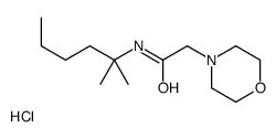 N-(2-methylhexan-2-yl)-2-morpholin-4-ylacetamide,hydrochloride Structure