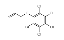 4-allyloxy-2,3,5,6-tetrachlorophenol Structure