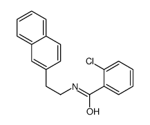2-氯-n-(1r-萘-2-基-乙基)-苯甲酰胺结构式