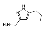 3-(氨甲基)-5-丙基吡唑结构式