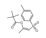 (Z)-1-tosylprop-1-en-2-yl pivalate结构式