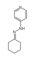 cyclohexanone-[4]pyridylhydrazone Structure