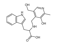 Nα-pyridoxyl-DL-tryptophan Structure