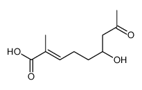 6-hydroxy-2-methyl-8-oxonon-2-enoic acid结构式