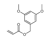 (3,5-dimethoxyphenyl)methyl prop-2-enoate结构式