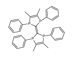 4,5,4',5'-Tetramethyl-1,3,1',3'-tetraphenyl-1,3,1',3'-tetrahydro-[2,2']bi[[1,3]diphospholylidene]结构式