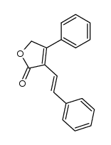 (E)-4-phenyl-3-styrylfuran-2(5H)-one结构式