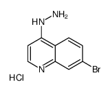 7-溴-4-肼基喹啉盐酸盐结构式