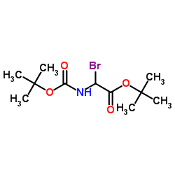 A-BROMO-N-BOC-GLY-OTBU structure