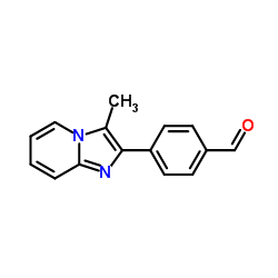 4-(3-Methylimidazo[1,2-a]pyridin-2-yl)benzaldehyde Structure