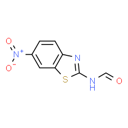 Formamide, N-(6-nitro-2-benzothiazolyl)- (9CI) structure