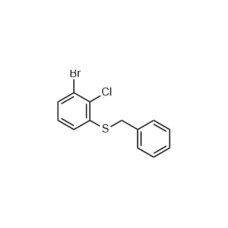 苄基(3-溴-2-氯苯基)硫烷图片