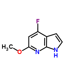 4-Fluoro-6-Methoxy-7-azaindole Structure