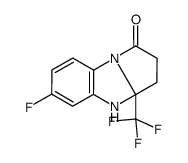 6-Fluoro-3a-(trifluoromethyl)-2,3,3a,4-tetrahydro-1H-benzo[d]pyrrolo[1,2-a]imidazol-1-one picture