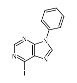 6-iodo-9-phenyl-9H-purine Structure