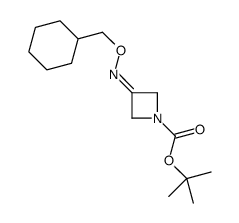 tert-butyl 3-(cyclohexylmethoxyimino)azetidine-1-carboxylate Structure