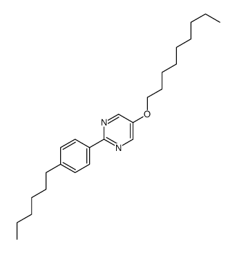2-(4-Hexylphenyl)-5-(nonyloxy)-pyrimidine Structure