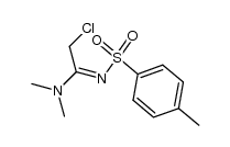 N,N-Dimethyl-N'-(p-toluenesulfonyl)-2-chloroacetamidine结构式