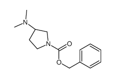 benzyl (3R)-3-(dimethylamino)pyrrolidine-1-carboxylate Structure