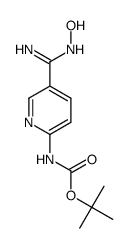 tert-butyl [5-(N-hydroxycarbamimidoyl)pyridin-2-yl]carbamate Structure