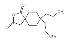 8,8-DIPROPYL-2-OXA-SPIRO[4.5]DECANE-1,3-DIONE Structure