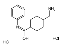 4-(aminomethyl)-N-pyridin-3-ylcyclohexane-1-carboxamide,dihydrochloride Structure