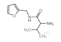 2-Amino-N-(2-furylmethyl)-3-methylbutanamide hydrochloride Structure