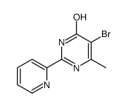 5-溴-6-甲基-2-(2-吡啶)-4(3H)-嘧啶酮结构式