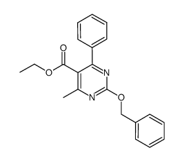 ethyl 2-(benzyloxy)-4-methyl-6-phenylpyrimidine-5-carboxylate结构式