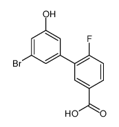 3-(3-bromo-5-hydroxyphenyl)-4-fluorobenzoic acid Structure