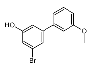3-bromo-5-(3-methoxyphenyl)phenol结构式