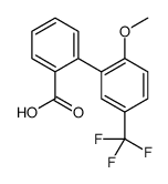 2-[2-methoxy-5-(trifluoromethyl)phenyl]benzoic acid结构式