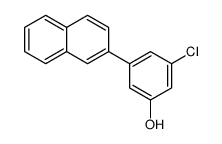 3-chloro-5-naphthalen-2-ylphenol Structure