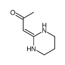 1-(1,3-diazinan-2-ylidene)propan-2-one结构式