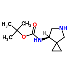 (7R)-5-氮杂螺[2.4]庚烷-7-基氨基甲酸叔丁酯结构式