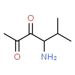 2,3-Hexanedione, 4-amino-5-methyl- (9CI) Structure