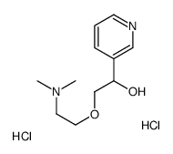 alpha-((2-(Dimethylamino)ethoxy)methyl)-3-pyridinemethanol dihydrochlo ride Structure