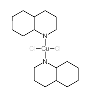 Copper,dichlorobis(quinoline)- Structure