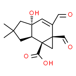 9-BETA-HYDROXYMARASMICACID Structure