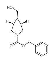 exo-苄基6-(羟甲基)-3-氮杂双环[3.1.0]己烷-3-羧酸酯结构式