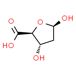 alpha-D-erythro-Pentofuranuronicacid,2-deoxy-(9CI) structure