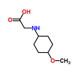 N-(4-Methoxycyclohexyl)glycine结构式