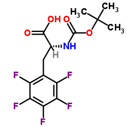 Boc-D-phe(F5)-OH Structure