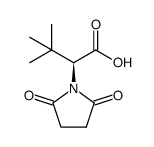 N-succinyl-L-tert-leucine Structure