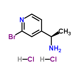 (R)-1-(2-bromopyridin-4-yl)ethanamine dihydrochloride structure