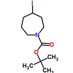 2-Methyl-2-propanyl 4-iodo-1-azepanecarboxylate结构式