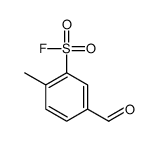 5-formyl-2-methylbenzenesulfonyl fluoride结构式