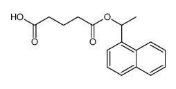 5-(1-(naphthalen-1-yl)ethoxy)-5-oxopentanoic acid Structure